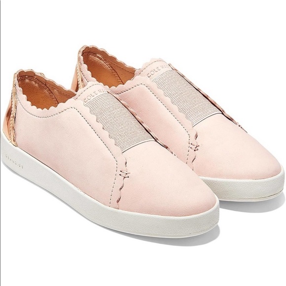 Cole Haan Shoes - Cole Haan Grand Crosscourt Street Scallop Slip On Sneakers